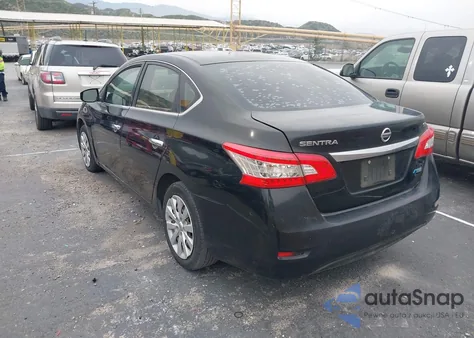 2013 Nissan Sentra Sv z USA, uszkodzony, nr VIN 3N1AB7AP6DL707523
